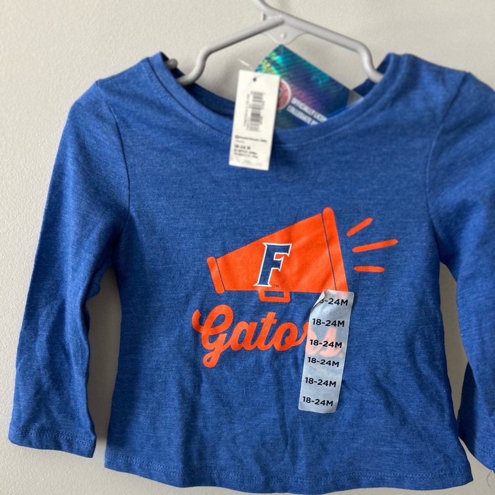Florida Gator 18-24month long sleeve -NWT